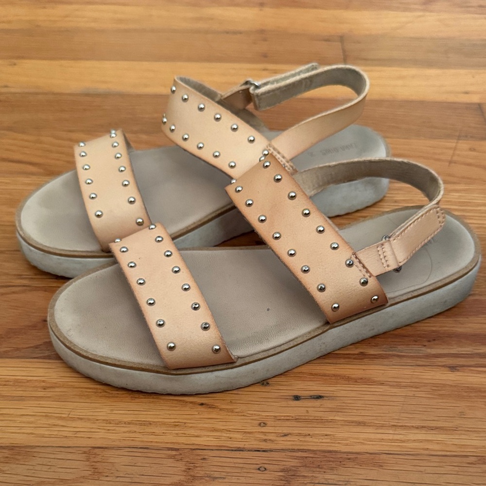 Zara Kids Studded Tan Sandals